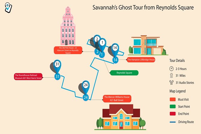 Haunted Savannah Self-Guided Walking Audio Tour - The 3.2-Mile, 1–2 Hour Walk: What Your Timing Really Looks Like